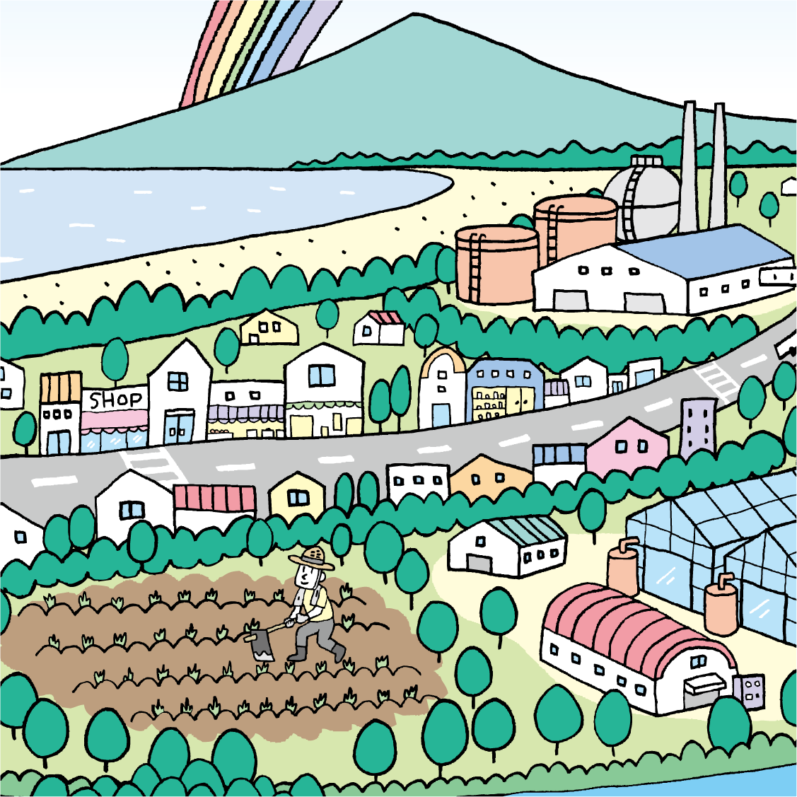 街の風景